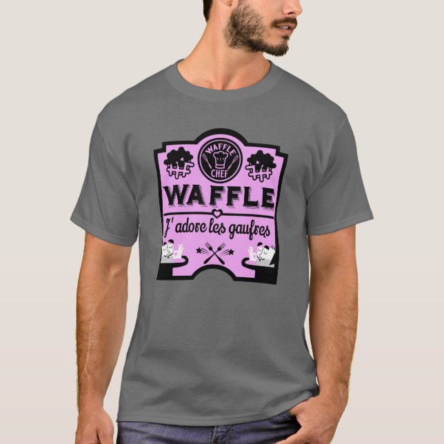 Belgien Waffles T Shirt (Framsida)