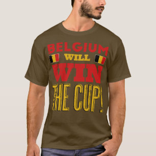 Belgien Will Win Kopp T Shirt