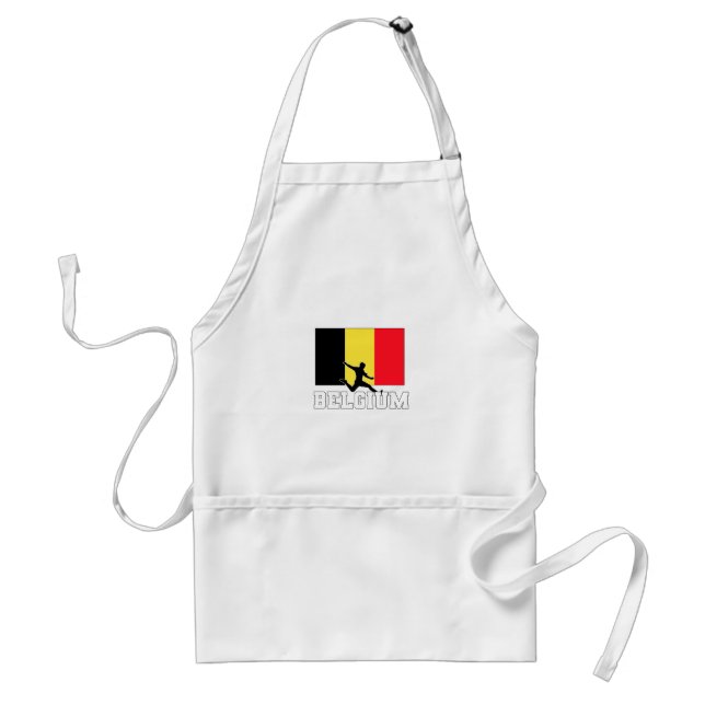Belgiens fotbollslag förkläde (Framsidan)