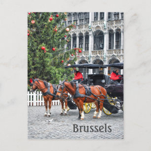 Belgiens julfoto vykort