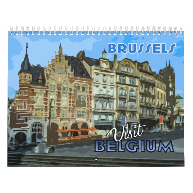 Belgiens kalender 2023 från serie Besök ... (Omslag)