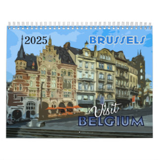 Belgiens kalender 2025 från serie Besök ...