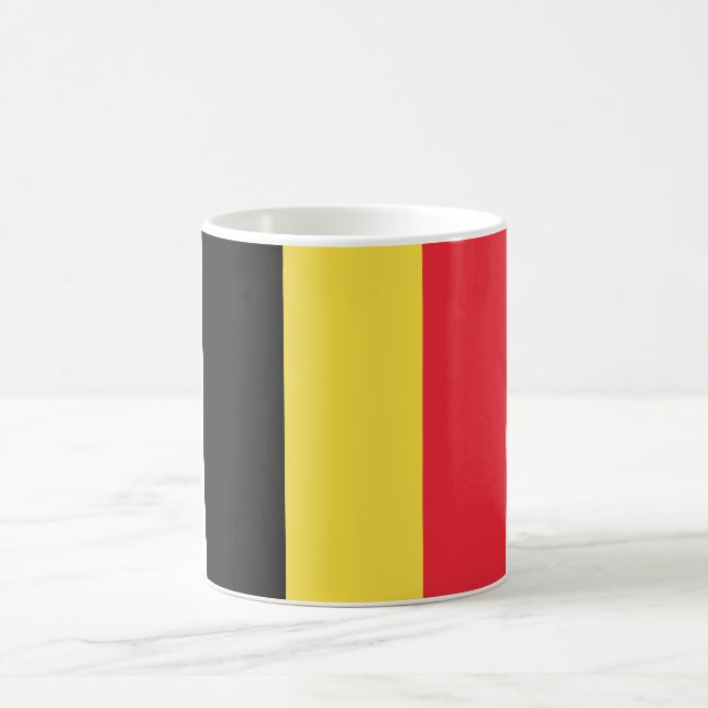 Belgiens nationella Flagga Kaffemugg (Center)