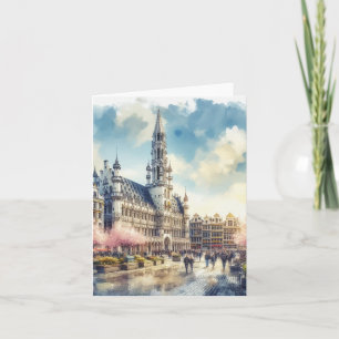 Belgiens storpalats i Bryssel Kort