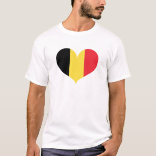 Belgique - België - Belgien Flagga T Shirt