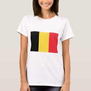 Belgique - België - Belgien Flagga T Shirt