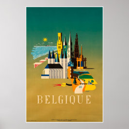 Belgique, Belgien, reseposter Poster