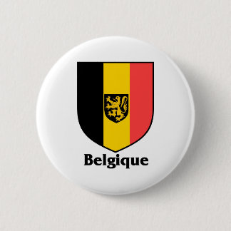 Belgique vapensköld/Belgien flagga Knapp