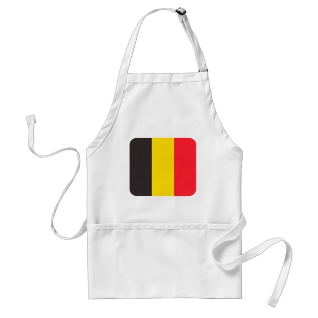 Belgische driekleur van Belgie keukenschort Förkläde (Framsidan)