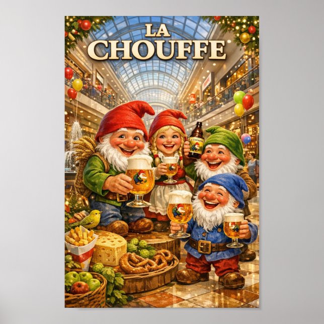 Belgisk Beer Shopping Äventyr Poster (Framsidan)