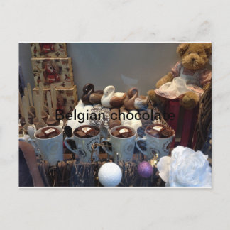 Belgisk choklad vykort