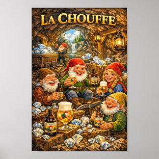 Belgisk Diamantgruva Brew Fantasy Affisch