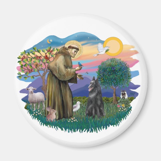 Belgisk fårhund magnet (Framsidan)