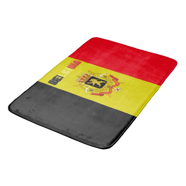 Belgisk flagga badrumsmatta (Vinklad)
