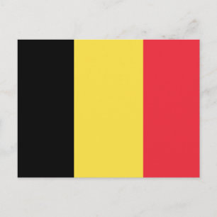 Belgisk flagga vykort