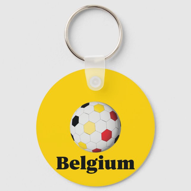 Belgisk fotboll nyckelring (Framsida)