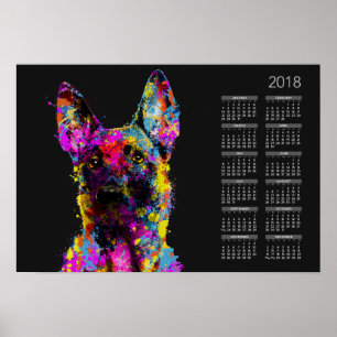 Belgisk herde för Malinois valp --Maligator Poster
