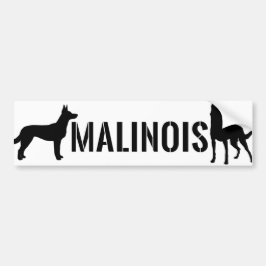Belgisk herde - Malinois bildekal