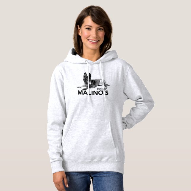 Belgisk herde - Malinois T-shirt (Hel framsida)