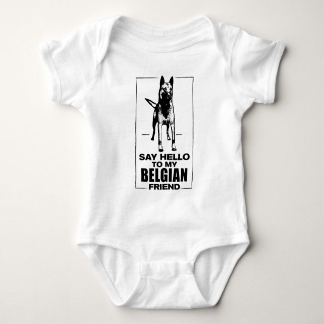 Belgisk herde - Malinois Tee Shirt (Framsida)