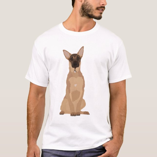 Belgisk illinois Illustration! T Shirt (Framsida)