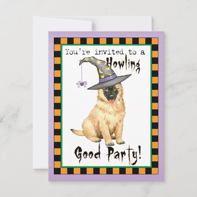 Belgisk inbjudan till Tervuren Witch (Framsida)