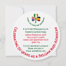 Belgisk irländsk amerikansk Shamrock Personlig Föd