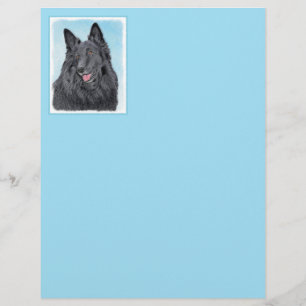Belgisk målarfärg - Cute Original Hund Art