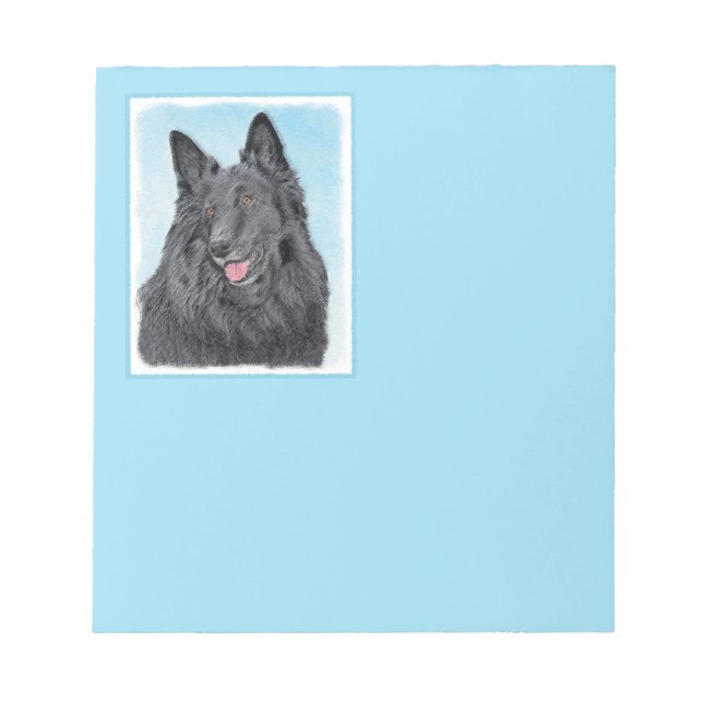 Belgisk målarfärg - Cute Original Hund Art Anteckningsblock (Framsida)