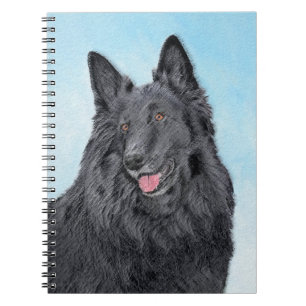 Belgisk målarfärg - Cute Original Hund Art Anteckningsbok