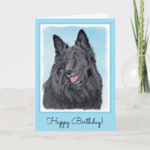 Belgisk målarfärg - Cute Original Hund Art Kort