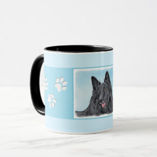 Belgisk målarfärg - Cute Original Hund Art Mugg