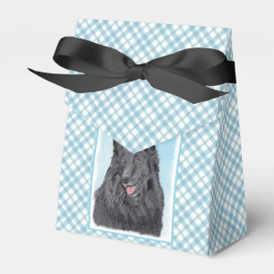 Belgisk målarfärg - Cute Original Hund Art Presentaskar