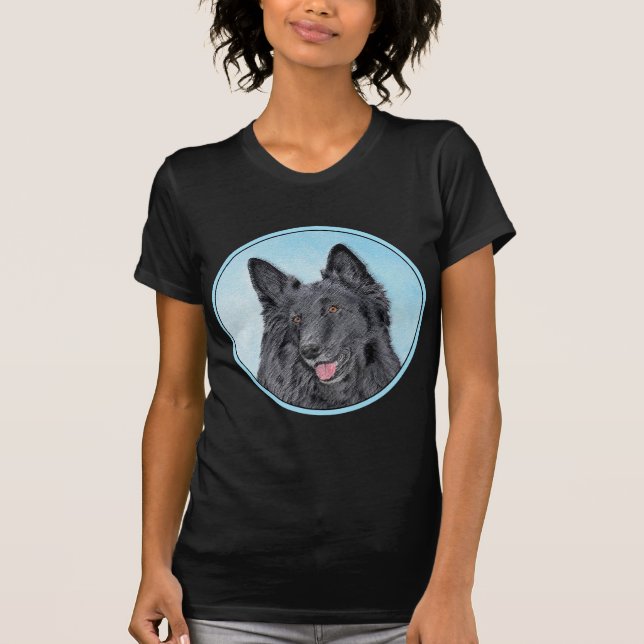 Belgisk målarfärg - Cute Original Hund Art T Shirt (Framsida)