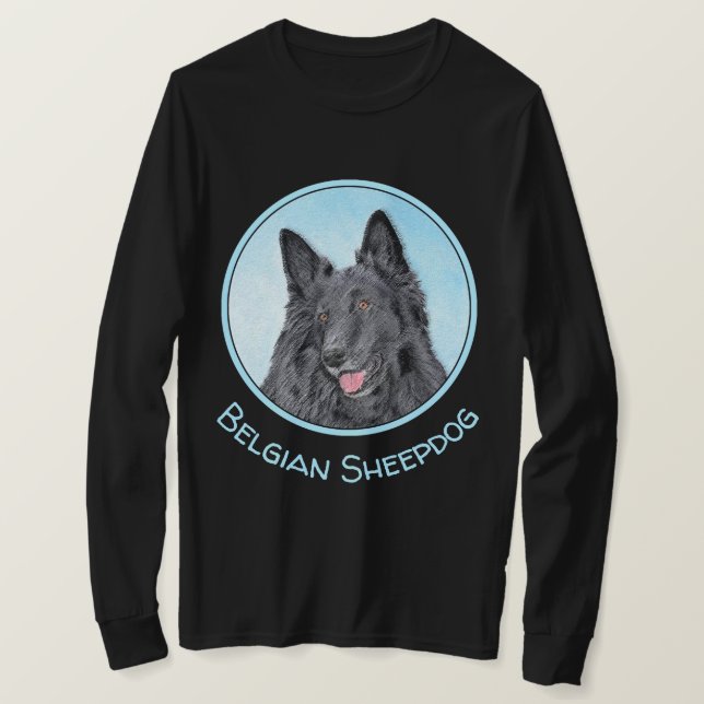 Belgisk målarfärg - Cute Original Hund Art T Shirt (Design framsida)