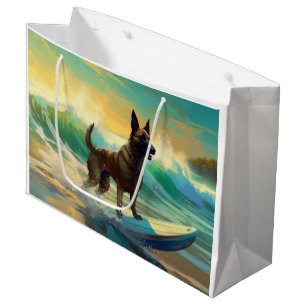Belgisk malinoi Beach Surfing Painting