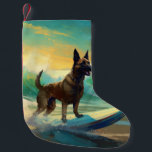 Belgisk malinoi Beach Surfing Painting Liten Julstrumpa<br><div class="desc">Lägg dig i den lekande världen i hund äventyr med den här fängslande målningen. En andlig hund tar sig till vågar och kör skickligt surfan på en strand som kysstes av sol. Den sjudande konsten fångar på ett vackert sätt kärnan i den upphetsning som finns vid sidan av när hund...</div>
