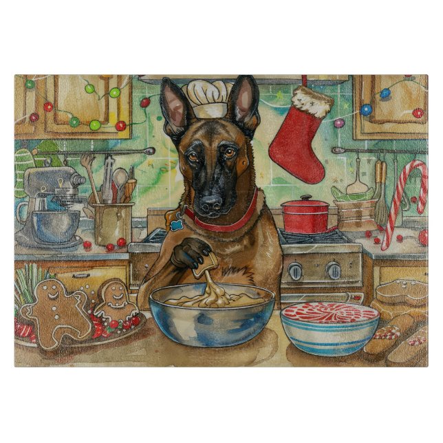 Belgisk Malinoi Julbakning: Festlig jul (Framsidan)