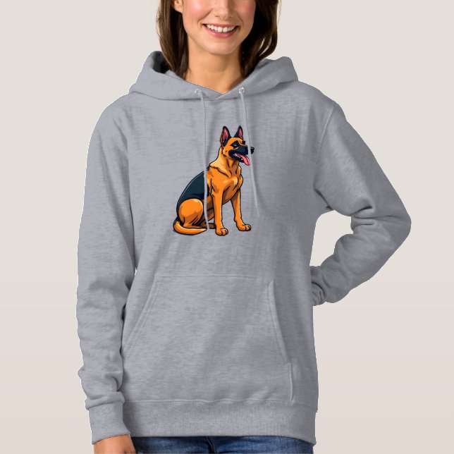 Belgisk Malinois (1) T Shirt (Framsida)