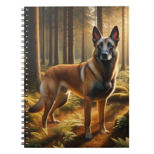 Belgisk Malinois Anteckningsbok (Framsidan)