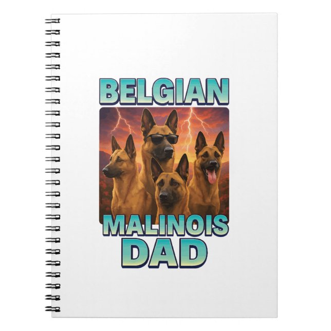 Belgisk Malinois Anteckningsbok (Framsidan)