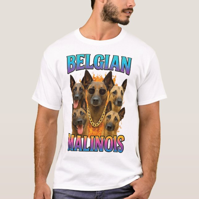 Belgisk Malinois Kopia T Shirt (Framsida)