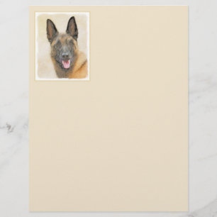 Belgisk malinois Painting - Cute Original Hund Art