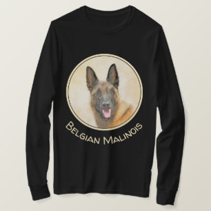 Belgisk malinois Painting - Cute Original Hund Art T Shirt