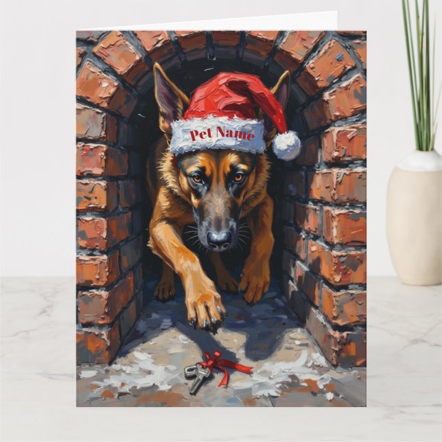Belgisk Malinois Sottningsuppdragshatt Kort (Framsida)