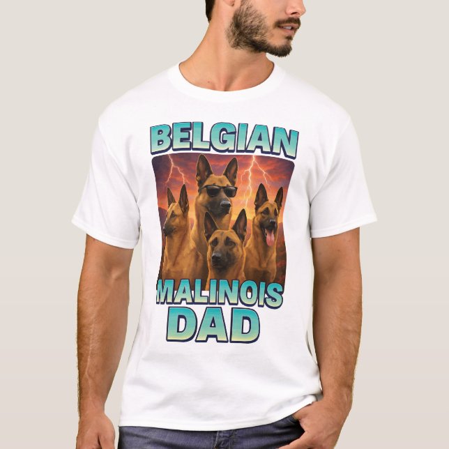 Belgisk Malinois T Shirt (Framsida)