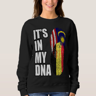 Belgisk och malaysisk mix DNA-ärvflagga T Shirt