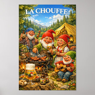 Belgisk Ölcampingsfestival Poster