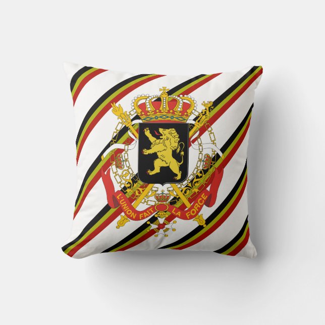 Belgisk randflagga kudde (Framsida)