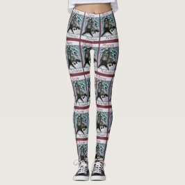 Belgisk Sheepdog-jul Leggings